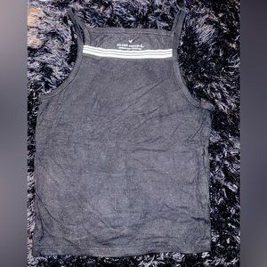 American eagle tank black and white size medium